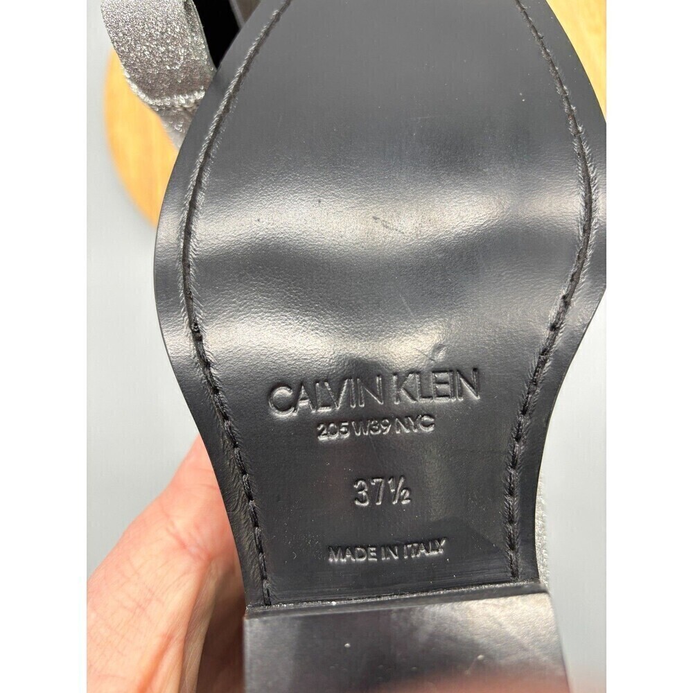 Calvin Klein X Raf Simons Silver Western Boots 205W39NYC Womens 7.5 / EU 37.5 - Picture 12 of 13
